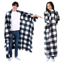 Load image into Gallery viewer, Super Blanky Wearable Blanket for Women, Adults & Teens – Cozy Sleeved Soft Blankets, Perfect Gift for Her, Birthday or Mom Gifts, Ultimate Comfort!