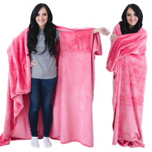 Load image into Gallery viewer, Super Blanky Wearable Blanket for Women, Adults & Teens – Cozy Sleeved Soft Blankets, Perfect Gift for Her, Birthday or Mom Gifts, Ultimate Comfort!