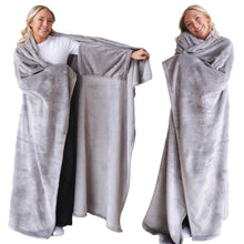 Load image into Gallery viewer, Super Blanky Wearable Blanket for Women, Adults & Teens – Cozy Sleeved Soft Blankets, Perfect Gift for Her, Birthday or Mom Gifts, Ultimate Comfort!