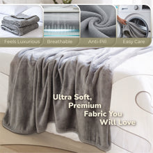 Load image into Gallery viewer, Aspen Gray Wearable Blanket by Super Blanky