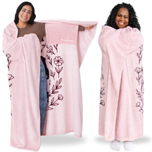 Load image into Gallery viewer, Super Blanky Wearable Blanket for Women, Adults & Teens – Cozy Sleeved Soft Blankets, Perfect Gift for Her, Birthday or Mom Gifts, Ultimate Comfort!