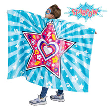 Load image into Gallery viewer, Super Blanky Wearable Blanket for Kids – Cozy Soft Blankets for Girls & Boys with Superhero, Fairy & Dinosaur Designs, Machine Washable, Gifts For Kids, Sensory Toys for Kids