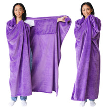 Load image into Gallery viewer, Super Blanky Wearable Blanket for Women, Adults & Teens – Cozy Sleeved Soft Blankets, Perfect Gift for Her, Birthday or Mom Gifts, Ultimate Comfort!