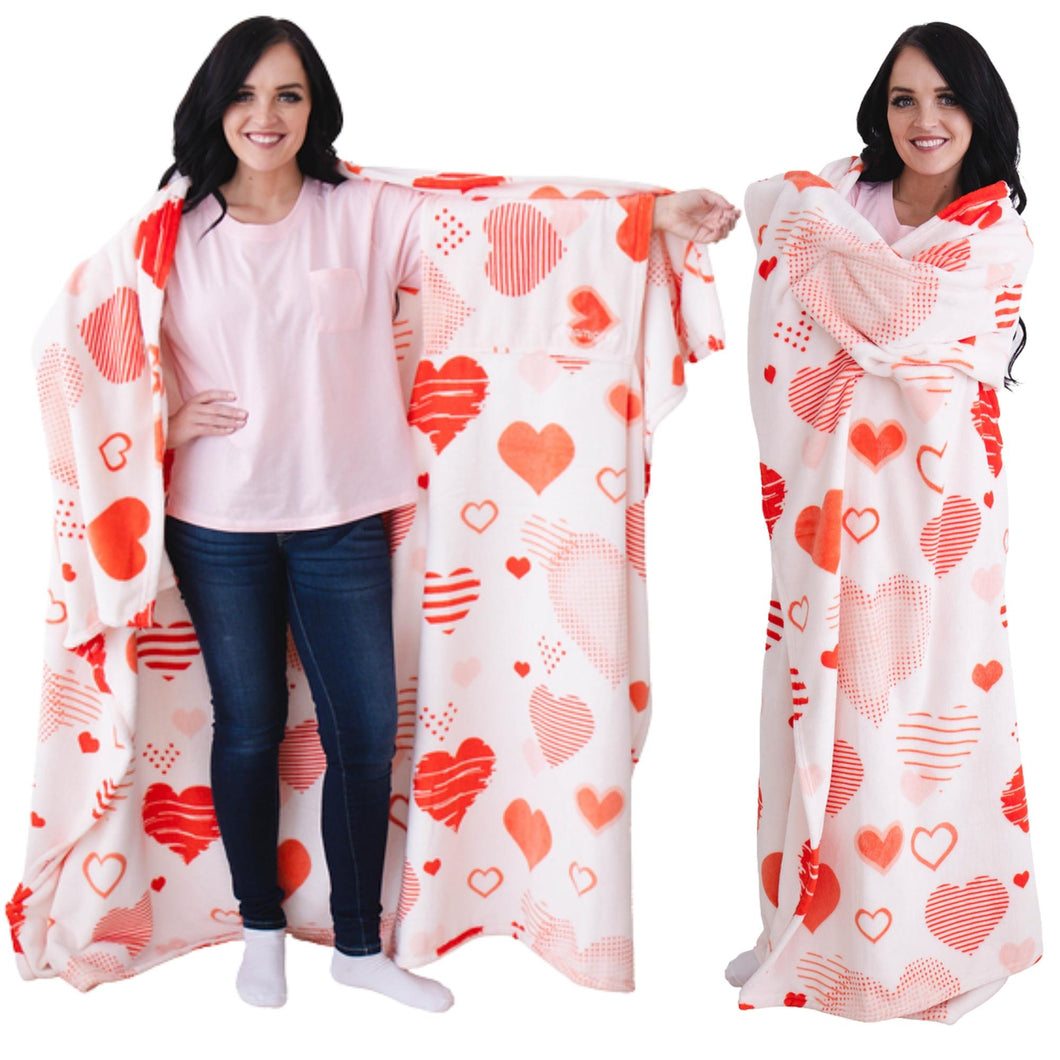 Super Blanky Wearable Blanket for Women, Adults & Teens – Cozy Sleeved Soft Blankets, Perfect Gift for Her, Birthday or Mom Gifts, Ultimate Comfort!