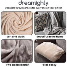 Load image into Gallery viewer, Super Blanky Throw Wearable Blanket - Dream Pink
